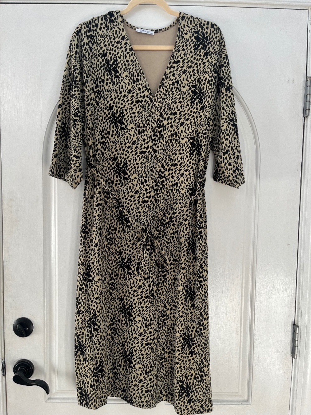 Zara Leopard Print Dress (S)